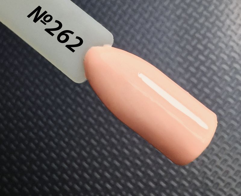 Гель-лак OXXI Professional №262 (оранжево-персиковый, эмаль), 10 мл