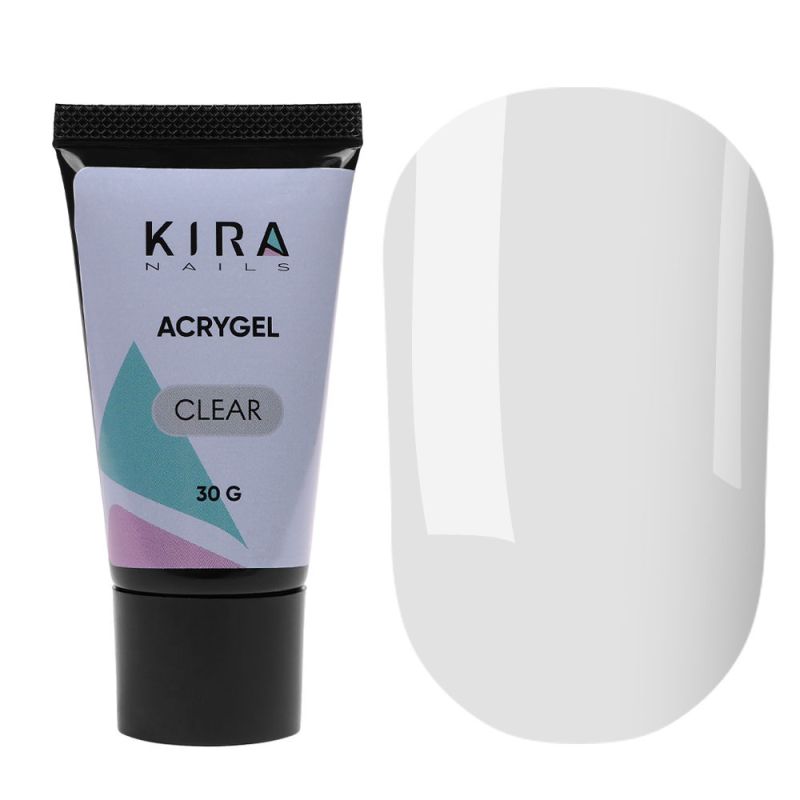 Kira Nails Acryl Gel - Clear, 30 g