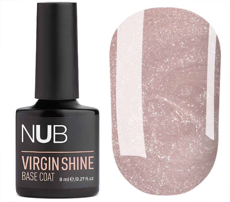 NUB Nail base Virgin Shine Base Coat No. 05 Cocoa, 8 ml