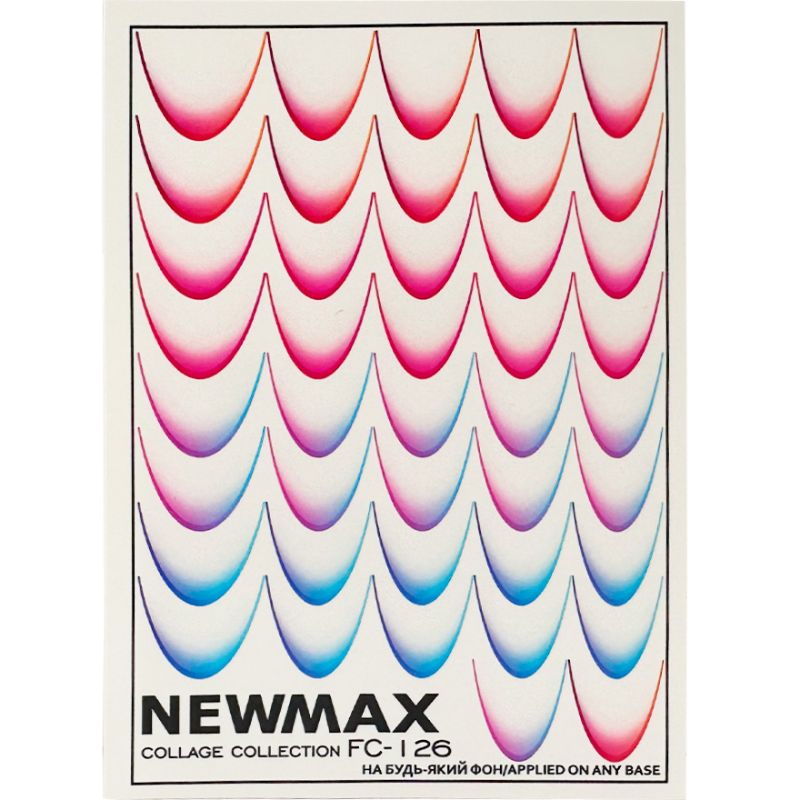 NewMax Slider-design FC-126 (for a jacket, multi-colored)