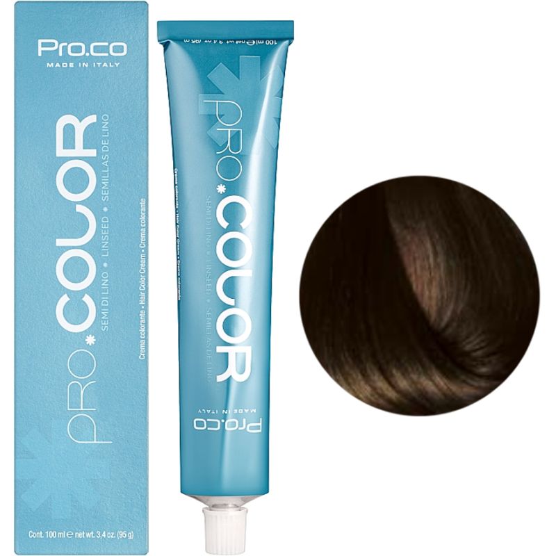 PRO.COLOR Краска для волос 4/0 каштановый натуральный, 100 мл