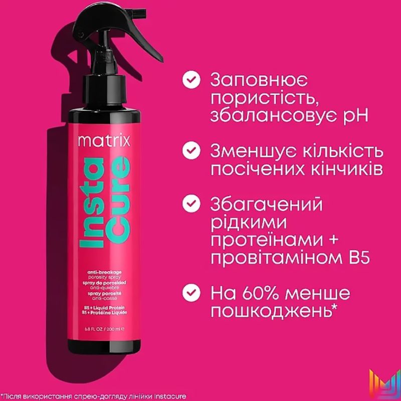 Matrix Insta Cure Total Results - Spray for damaged and porous hair, 190 ml
