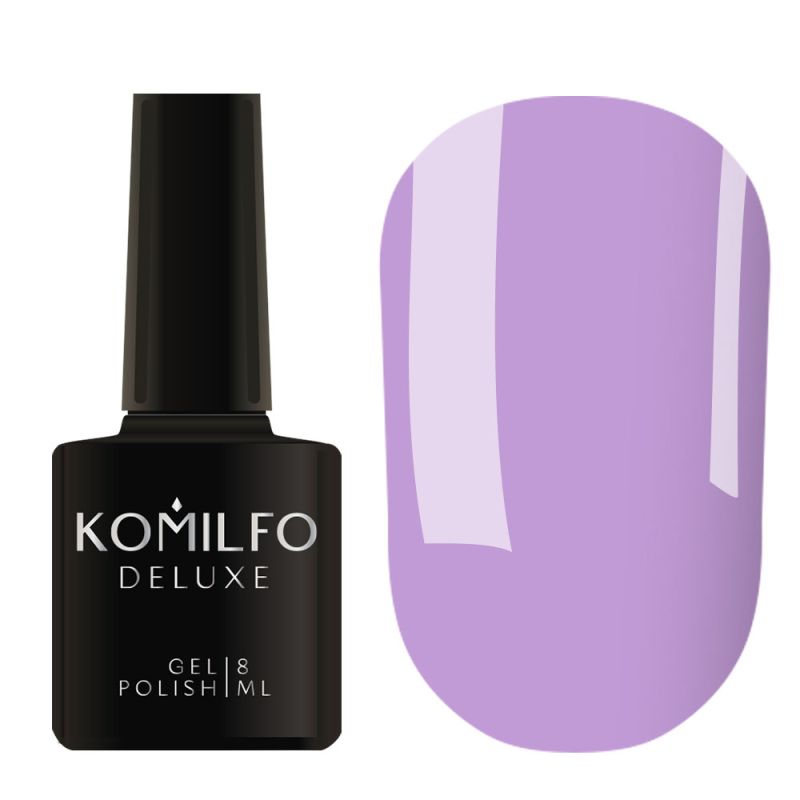 Gel Polish Komilfo Deluxe Series D118 (light lilac, enamel), 8 ml.