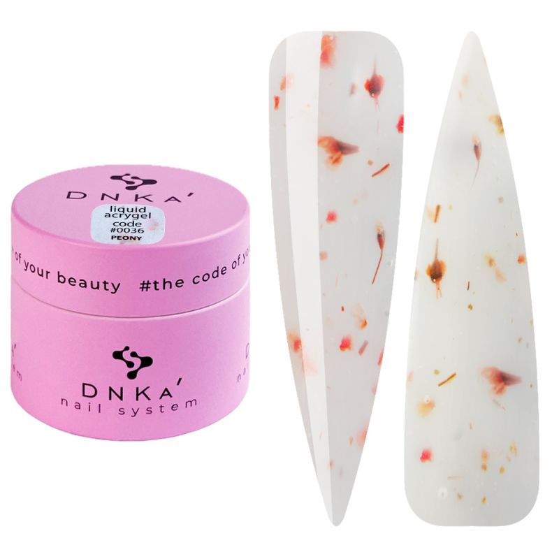 DNKa Гель для ногтей Liquid Acrygel 0036 Peony, 15 мл