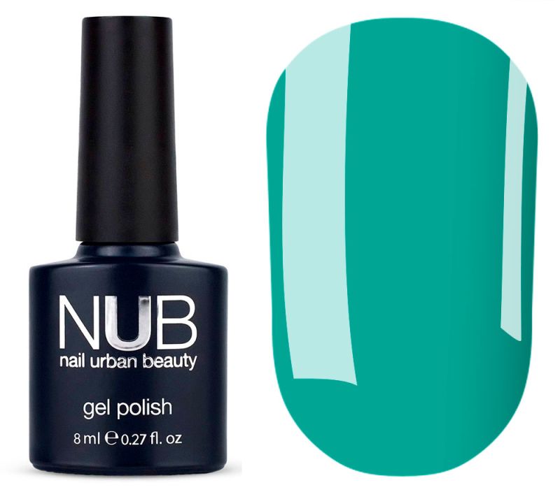 NUB 001 Hawaiian Sunset gel varnish (bright orange, enamel), 8 ml
