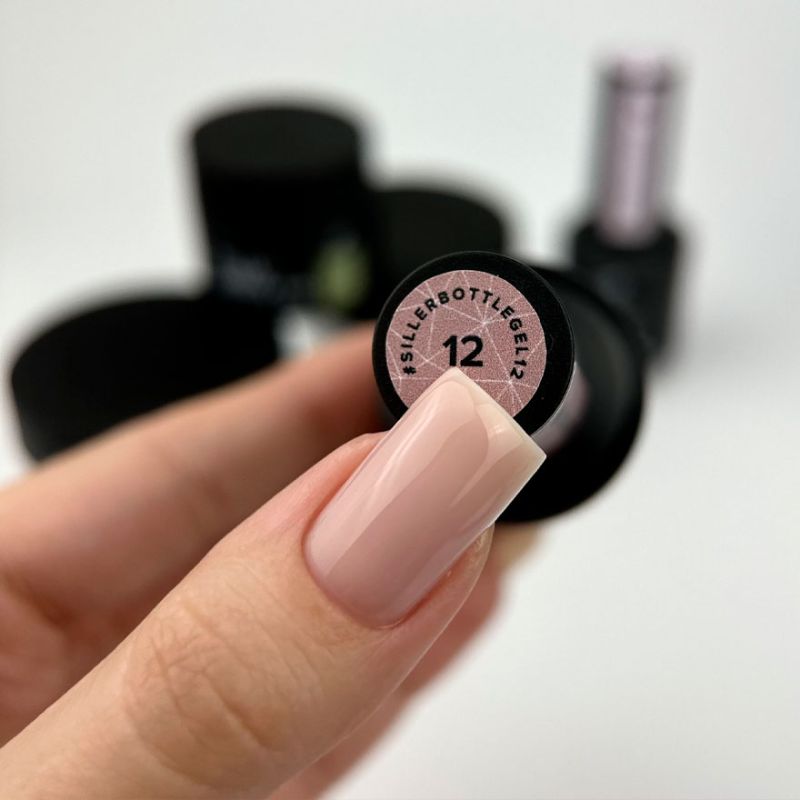 Siller Гель для ногтей Bottle Gel №12 (нюдовый), 15 мл