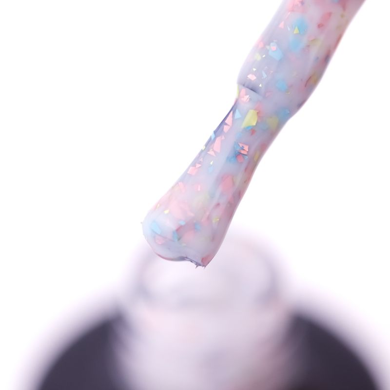 SAGA professional LEAF BASE 7 (milky with multi-colored leaf), 9 ml