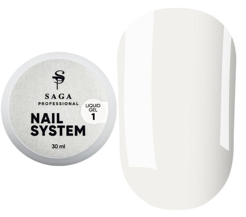 SAGA professional LIQUID GEL 01 (прозрачный), 30 мл