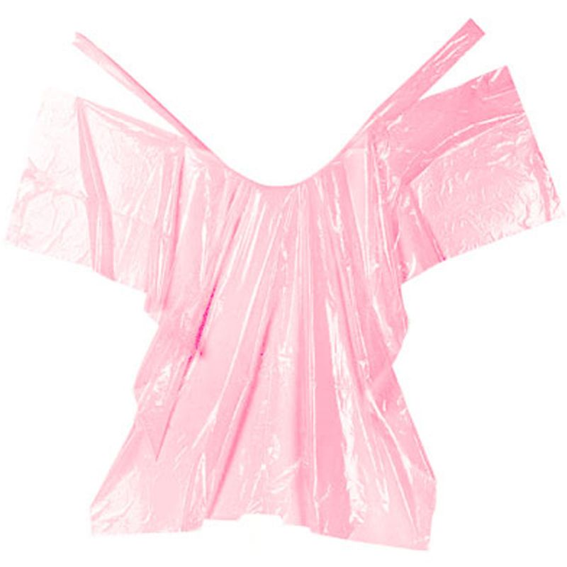Panni Mlada Barber's disposable peignoir, pink (50 pcs/pack)