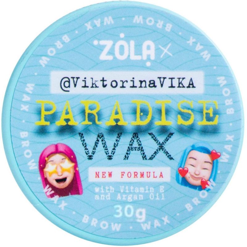 ZOLA Viktorina Vika Paradise Wax with Vitamin E and Argan Oil Воск для бровей, 30 г