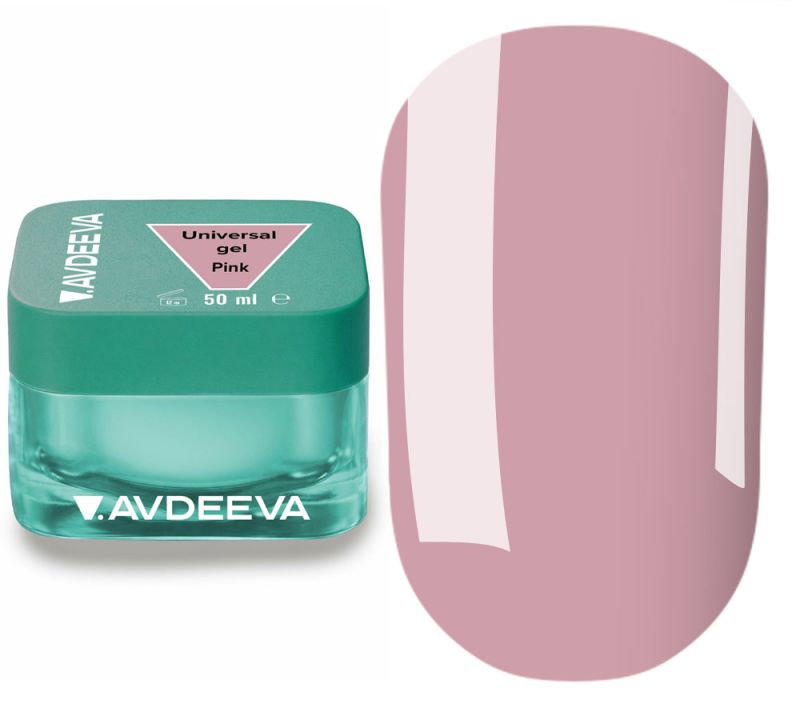 Victoria Avdeeva Рідкий акригель пудрово-рожевий Universal Pink Gel, 50 мл