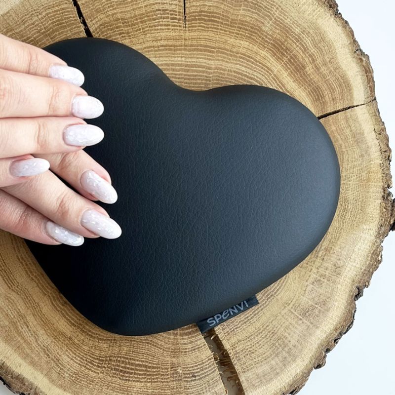 SPENVI Подушка під лікоть для манікюру Heart Black