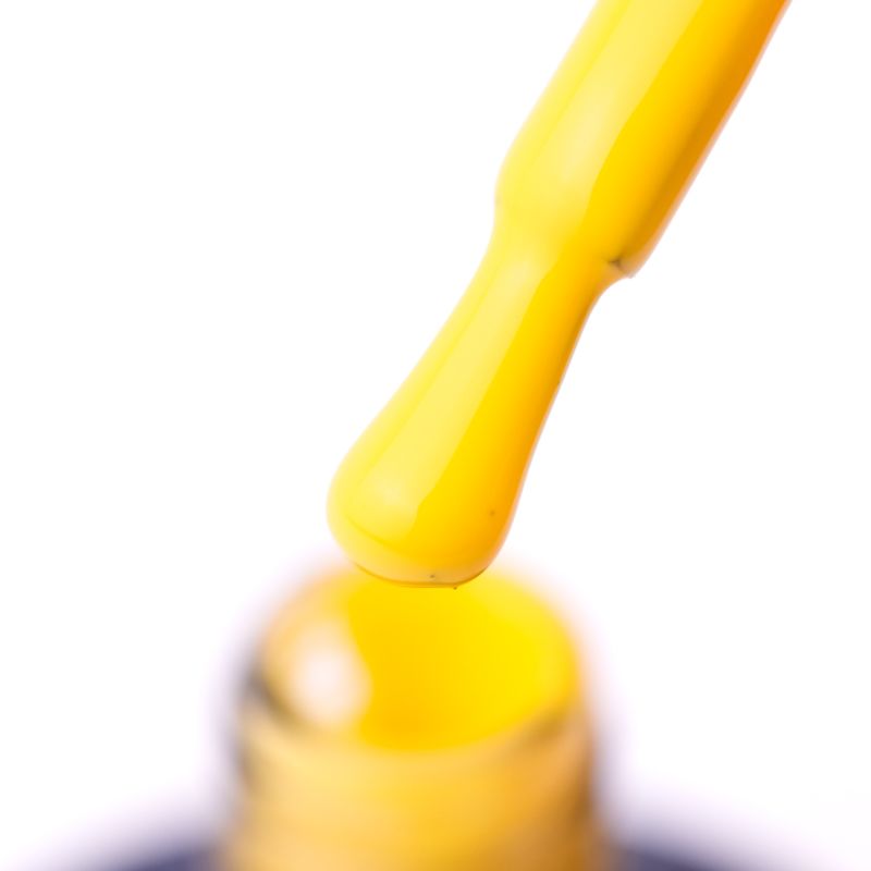 Гель-лак NUB 245 Brass Mesh (оранжево-желтый, эмаль), 8 мл