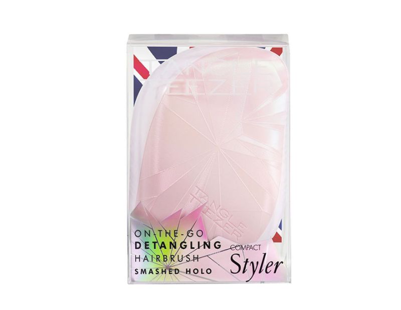 Tangle Teezer Расческа для волос Compact Styler Smashed Holo Pink