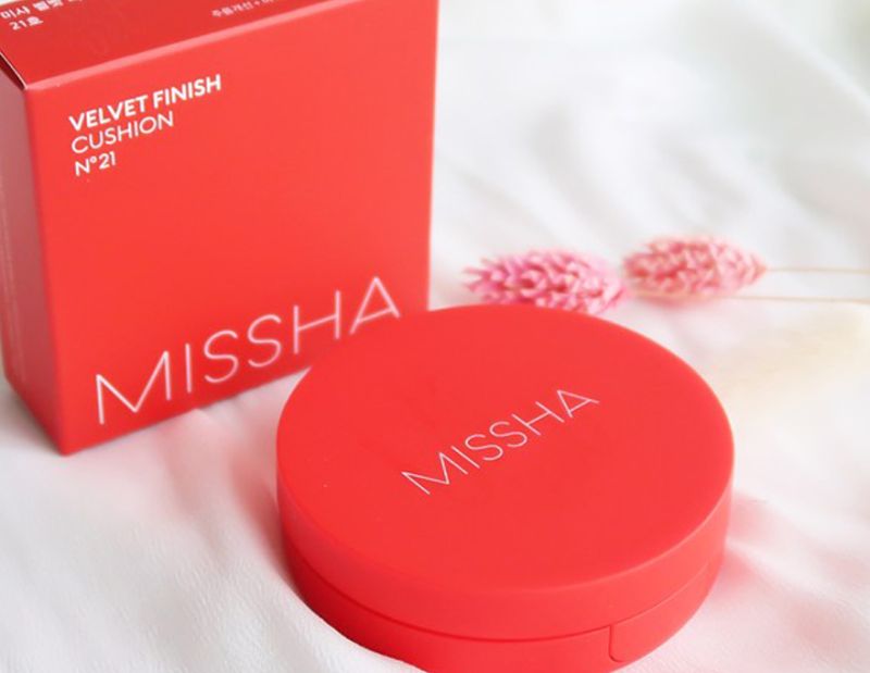MISSHA Velvet Finish Cushion (SPF50+ PA+++) Кушон Бархатный финиш, №21, 15 г