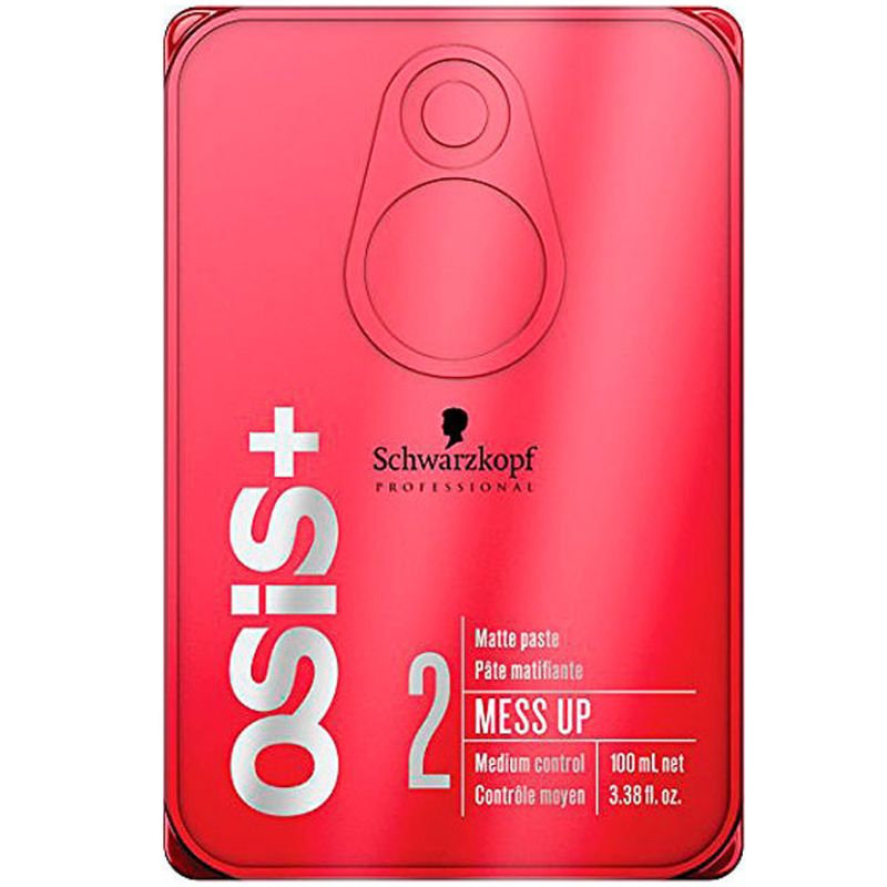 Schwarzkopf OSIS + Mess Up Matt Gum - matte hair wax for medium hold, 100 ml