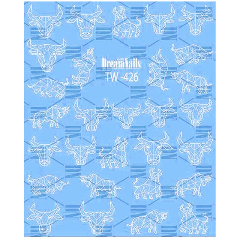 DreamNails slider design TW-426 (bull)