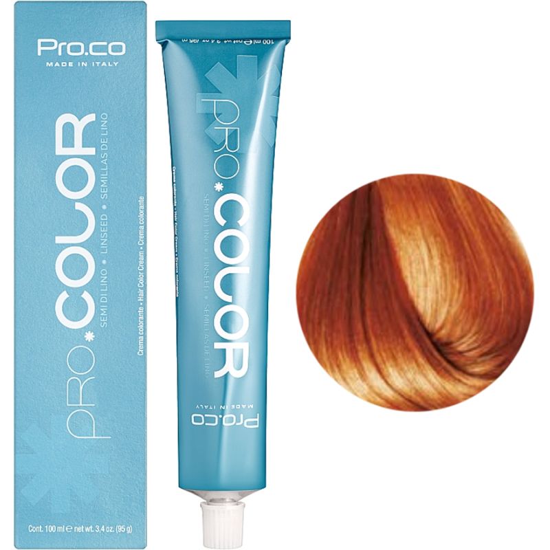 PRO.COLOR Краска для волос 8/34 блондин светло-золотистый медный, 100 мл