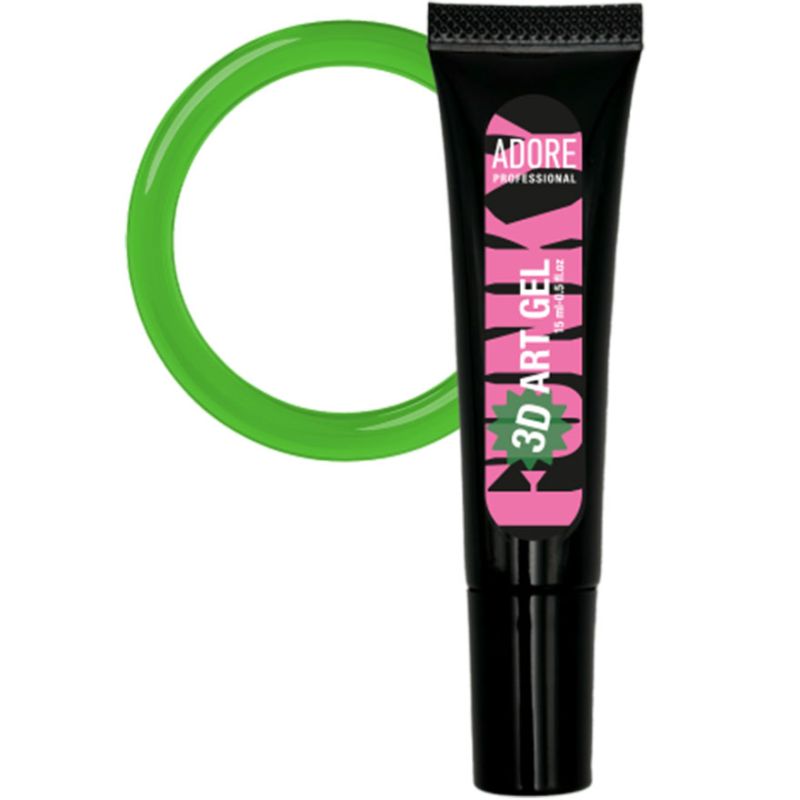 ADORE Professional Gel in a tube for three-dimensional designs 3D Funky Art Gel No. 01, 15 ml