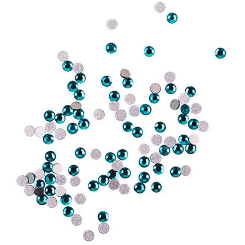 Komilfo стразы (100 шт. в упаковке), Blue zircon, размер 3