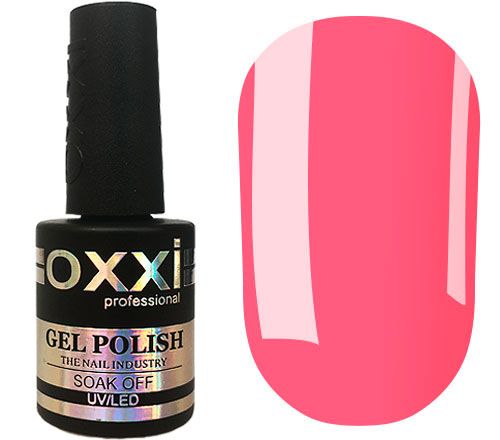OXXI Гель-лак для ногтей №243 (яркий розовый, неоновый), 10 мл