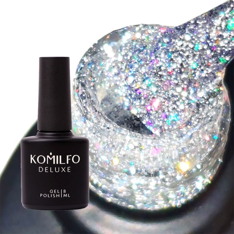 Komilfo Christmas Top No Wipe reflective top, 8 ml