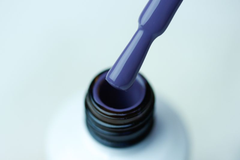 Atica Calm Purple GPM34 gel varnish (pastel blue, enamel), 7.5 ml