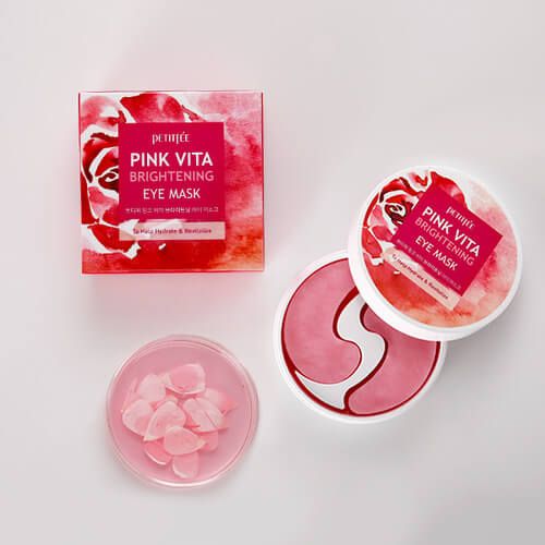 PETITFEE PinkVita Brightening Eye Mask 60 pcs