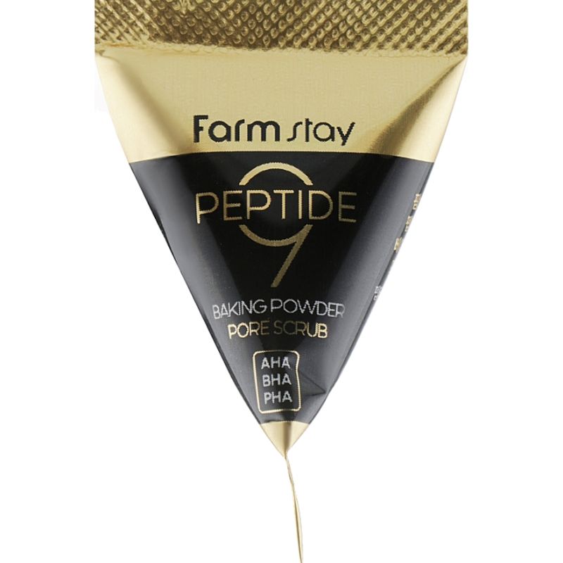 FARMSTAY Peptide 9 Baking Powder Pore Scrub Soda scrub with peptides, 7g
