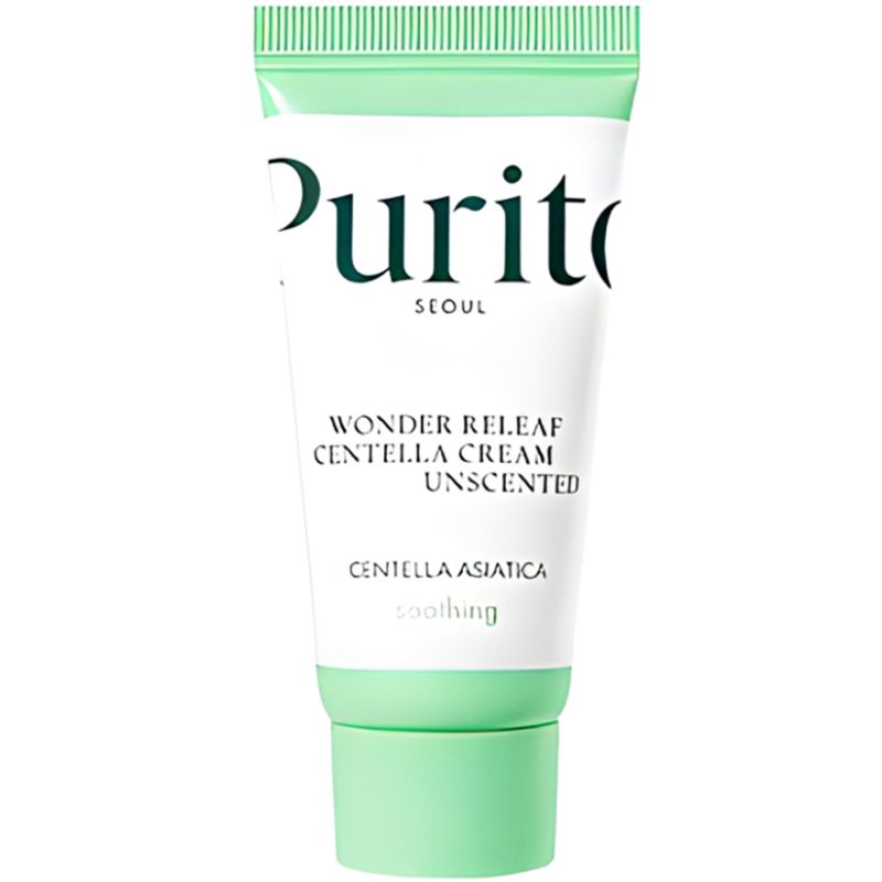 Purito Крем для чувствительной кожи с центеллой без эфирных масел Wonder Releaf Centella Cream Unscented, 15 мл