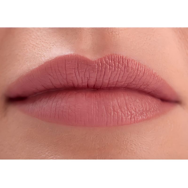 УЦІНКА до 08.2026 PAESE Помада РІДКА матова для губ з вітаміном Е The Kiss Lips 02 Nude Coral 3,4 мл