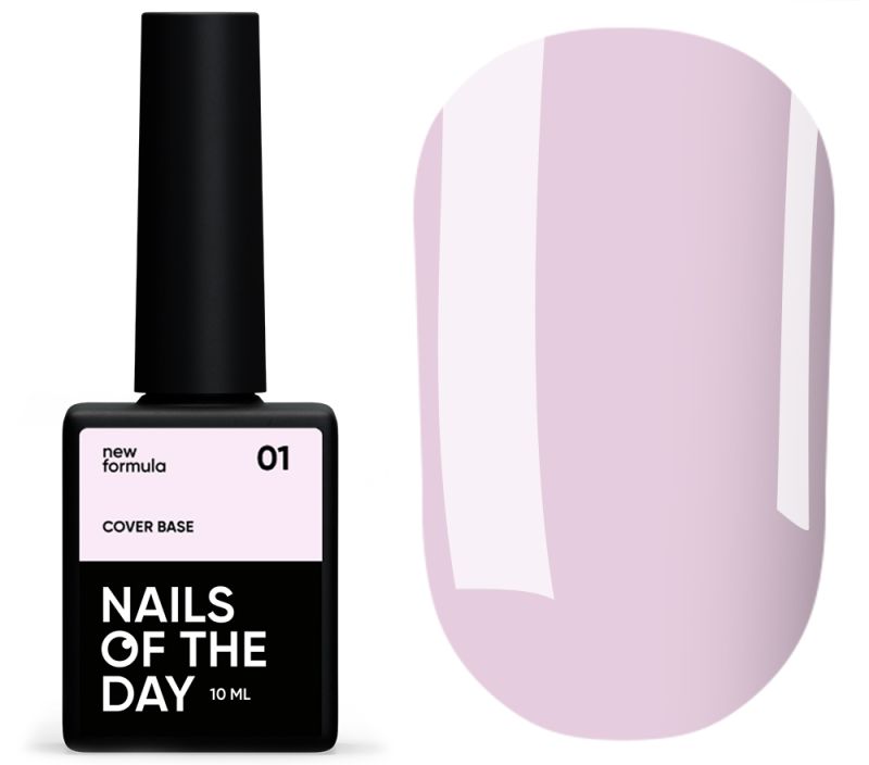 Nails Of The Day Cover base No. 01 (pale pink), 10 ml