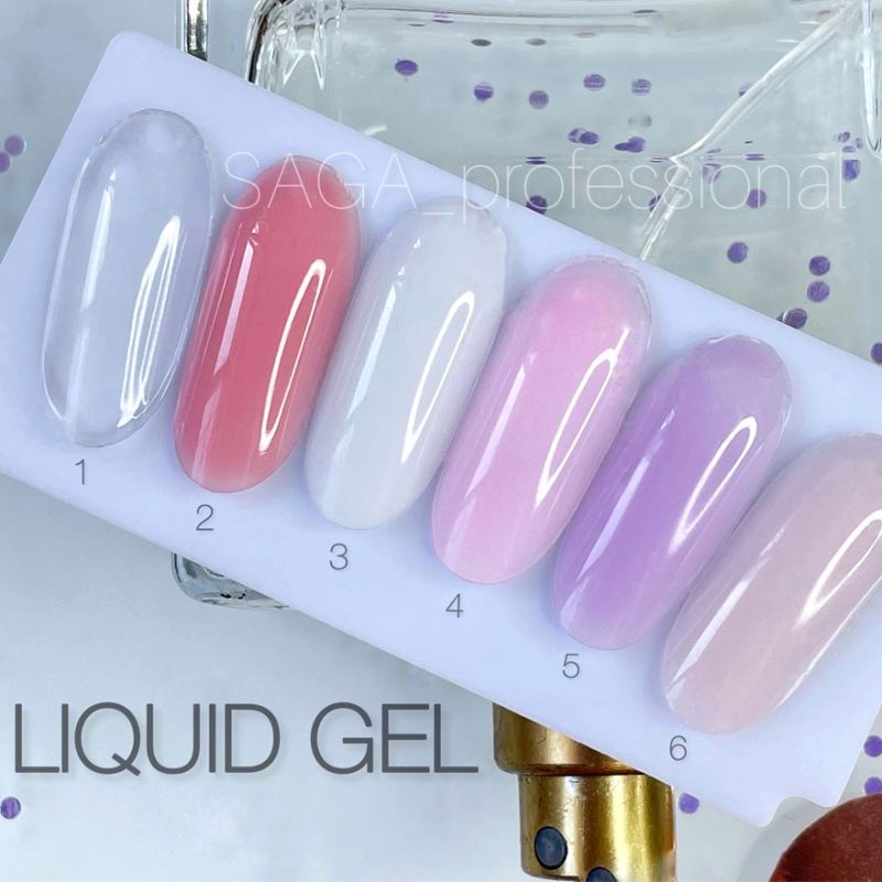 SAGA professional LIQUID GEL 01 (прозрачный), 15 ml