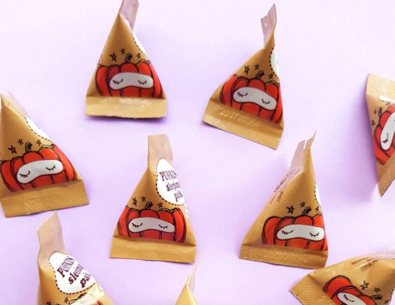 Too Cool For School Pumpkin Sleeping Pack - ночная маска для лица с экстрактом тыквы, 2 мл