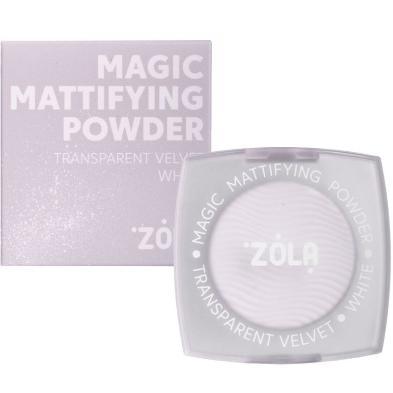 ZOLA Пудра для лица Magic Mattifying Powder White, 5 г
