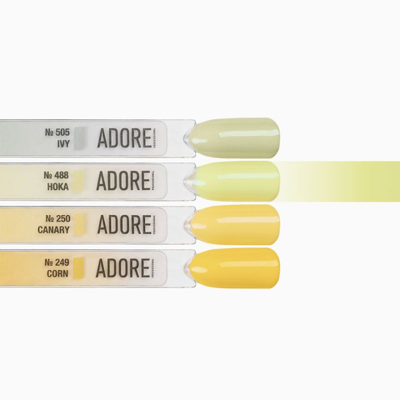 Gel varnish ADORE Professional No. 115 (bright light lime, neon), 7.5 ml