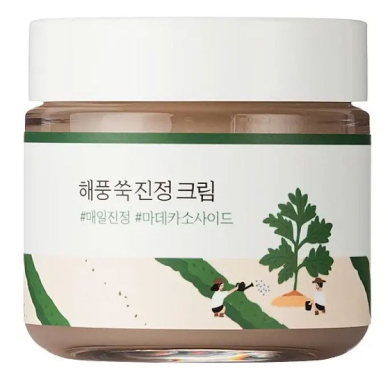 ROUND LAB Крем успокаивающий с морской полынью Mugwort Calming Cream, 80 мл