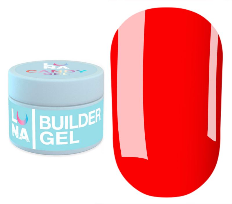 LUNA Candy Gel No. 25 (red), 15 ml