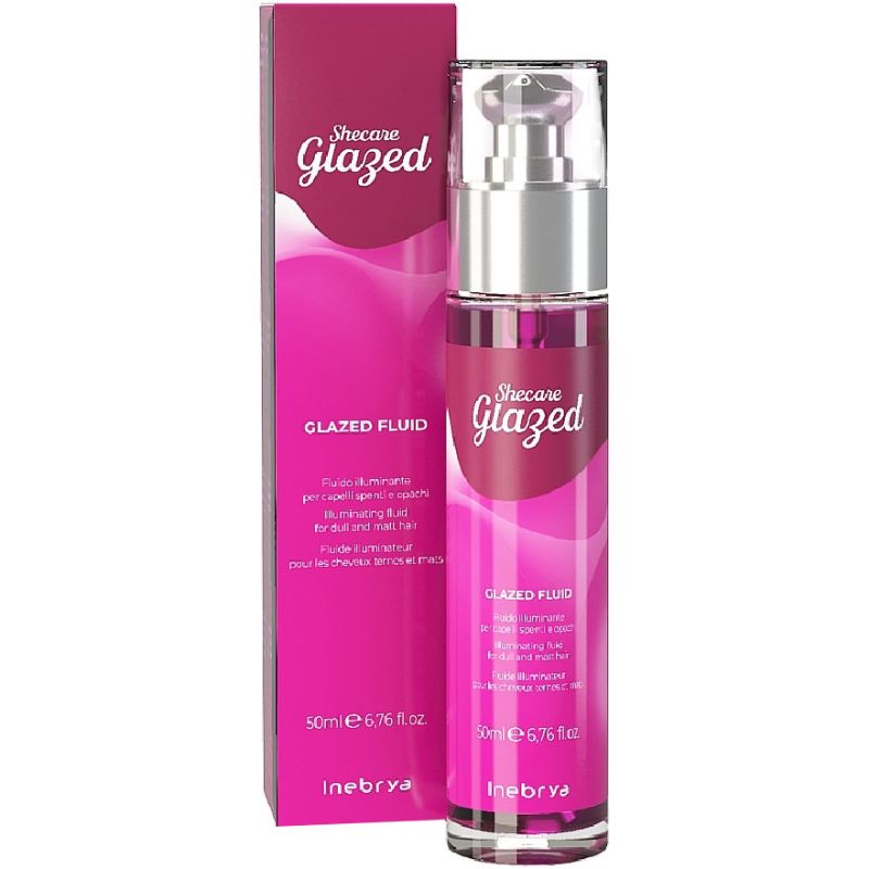 Inebrya Капли флюид для блеска волос с эффектом глазирования Ѕесаге Glazed Fluid, 50 мл