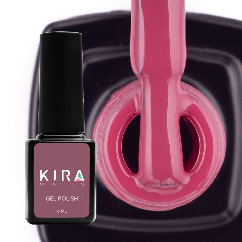 Гель-лак Kira Nails №068 (холодна, світла марсала, емаль), 6 мл
