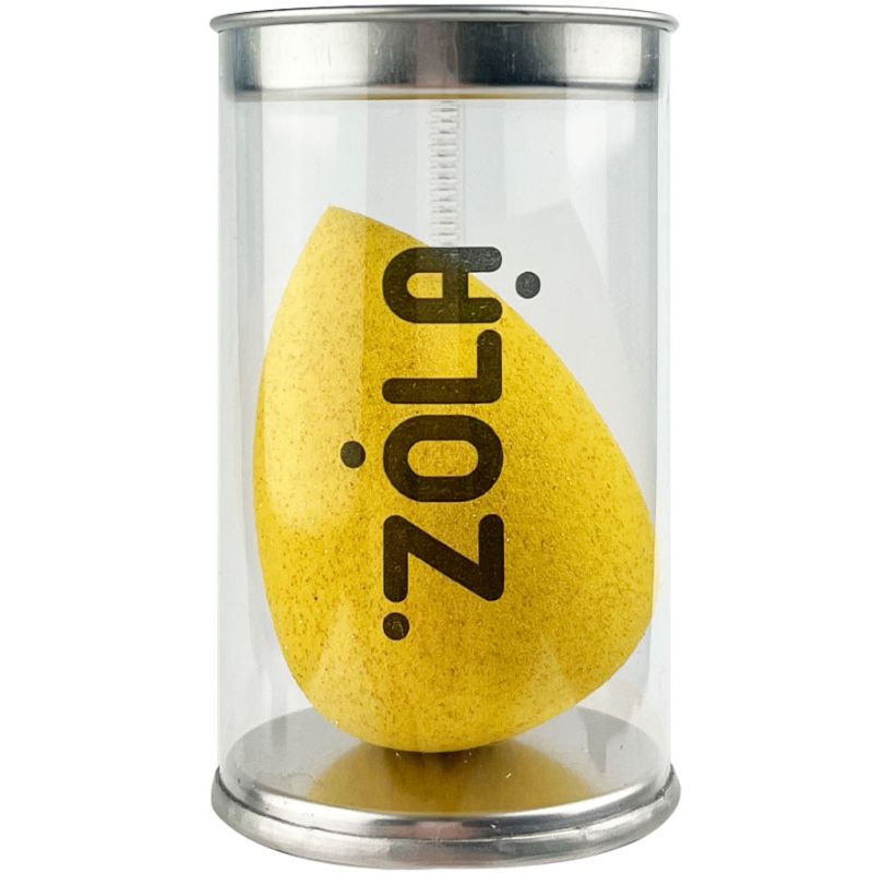 ZOLA Спонж мягкий, желтый с блестками