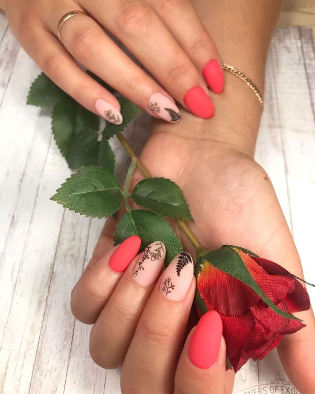 Gel Polish Komilfo Deluxe Series D181 (red-coral, enamel), 8 ml.