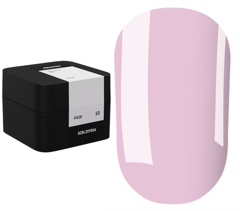 BIBLIOTEKA Моделирующий гель Builder Gel № 10 Fair - Светлый, чистый, 30 мл