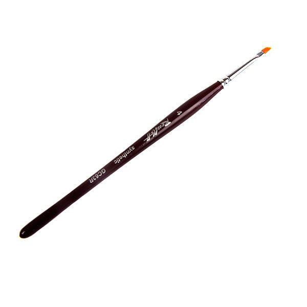 Rubleff Beveled Gel & Chinese Painting Brush #4, Synthetic (GC63R)