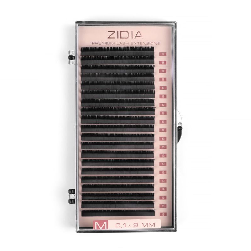 ZIDIA Premium Lash Extensions 20 lines - M0.1 x 9 mm