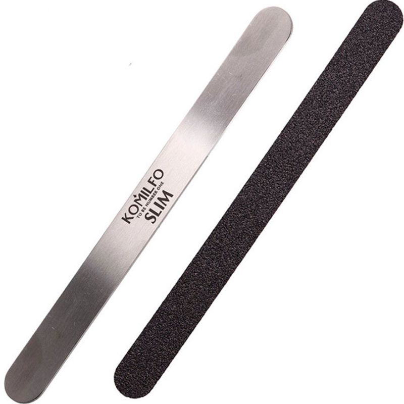 Komilfo replacement files for manicure - SLIM, 100 grit, 12 / 135mm, 50 pcs