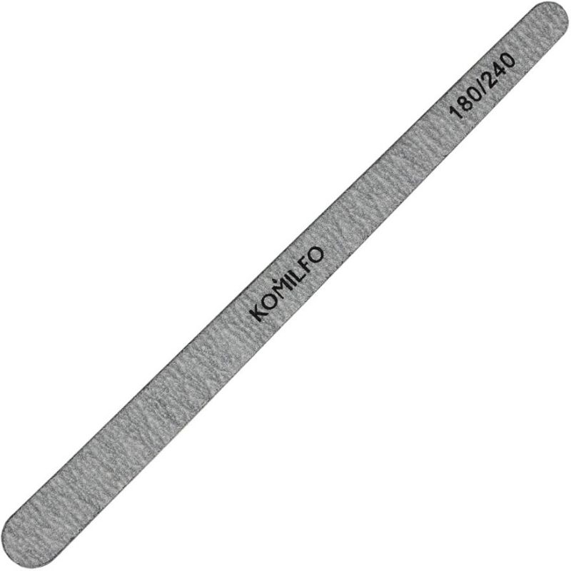 Пилочка Komilfo деревянная капля 180/240, 16,5 см