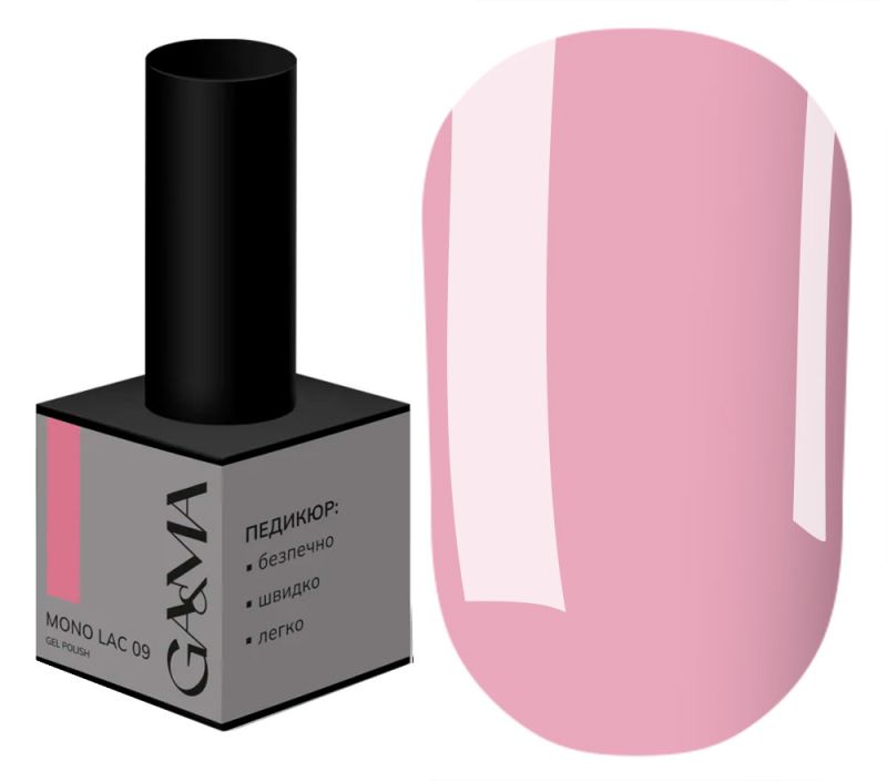 GÉMELY ex GA&MA Гель-лак однофазний Mono Lac gel polish 009, 6 мл
