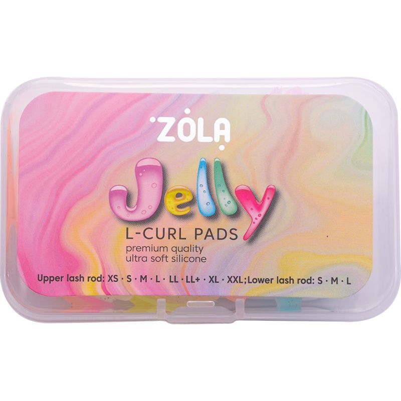 ZOLA Валики для ламинирования Jelly L-Curl для верхних и нижних ресниц