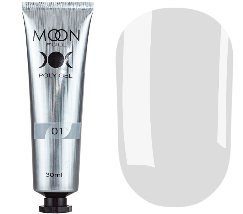 MOON FULL Nail gel POLY GEL No. 01, 30 ml (tube)